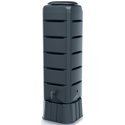 Depozitë uji shiu TENSO 120L, plastike, me rubinet, antracit