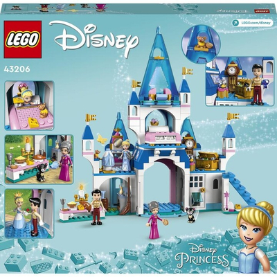 Set LEGO® Disney Princess 43206 Cinderella Castle and the Beautiful Prince