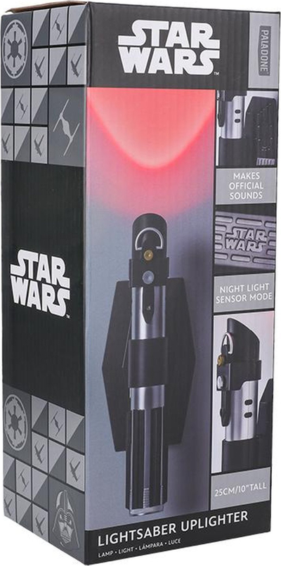 Llambë muri Paladone Star Wars Lightsaber, 25cm, dritë e kuqe, me zëra