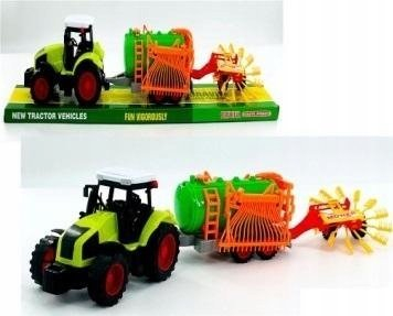 Lodër traktor me makineri bujqësore Paweł Wojda, për kalamoj, shumëngjyrëshe