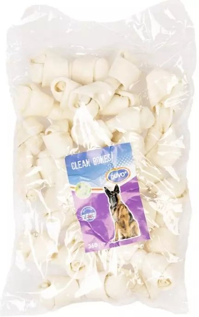 Kocka për qen Duvo Plus Clean Bones, paketim 18 copë, përtypëse, natyrale