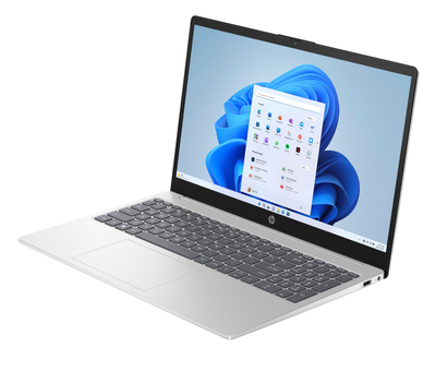 Laptop HP 15 fc0056nw, Ryzen 3 7320U, 15.6", i argjendtë