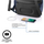 Çantë shpine XD Design Bobby Soft, 15.6", kundër vjedhjes, blu navy
