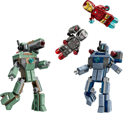 Lodër ndërtimi LEGO Marvel 76320 Iron Man War Machine, 204 pjesë, shumëngjyrëshe
