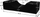 Jastëk për qerpikë Eyelash Styling, ergonomik, 50 x 20 x 12 cm, i zi