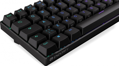 Tastierë mekanike Endorfy Thock Compact Wireless, 65%, RGB, e zezë