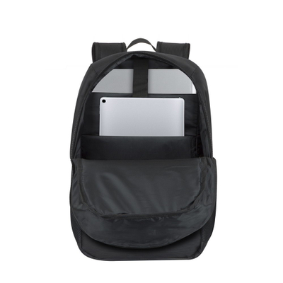 Çantë shpine për laptop RivaCase Regent, 17.3", e zezë / e kaltër