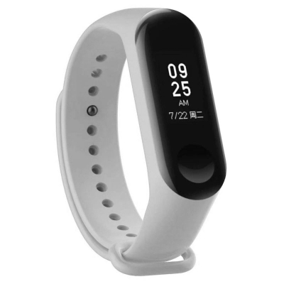 Rrip silikoni për Xiaomi Mi Band 5/6, që s’e ha djersa, gri