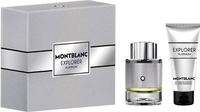 Set parfum Mont Blanc Explorer Platinum, EDP 60ml, gel sprej 100ml
