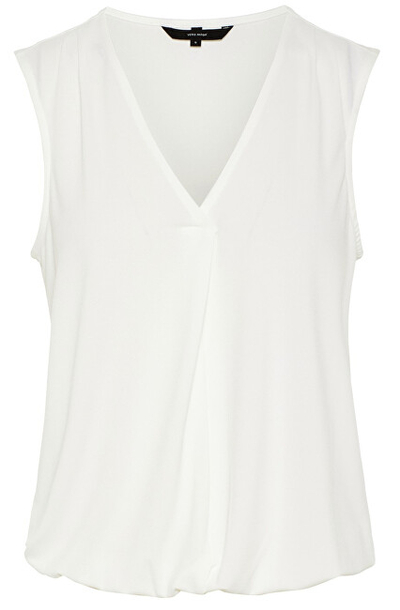 Bluzë Vero Moda VMMILLA SL TOP VO, e bardhë L