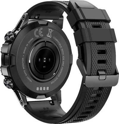 Ora inteligjente Veltori VT120-1, ekran 1.39", Bluetooth, e zezë