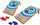 Set loje cornhole SCHILDKRÖT, dru MDF, për 2 deri 4 lojtarë