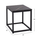 Set tavolina anësore Grelay 2-pjesësh MDF & metal 45×45×50 cm (HM8762.13)