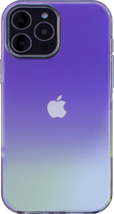 Mbulesë telefoni Hurtel Aurora Case për iPhone 13 Pro, xhel fleksibël, efekt iridescent, vjollcë