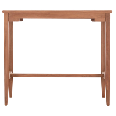 Tavolinë bar kopshti HomeMarkt Cranston HM18111, dru teak, 120x60x105 cm, ngjyrë natyrale