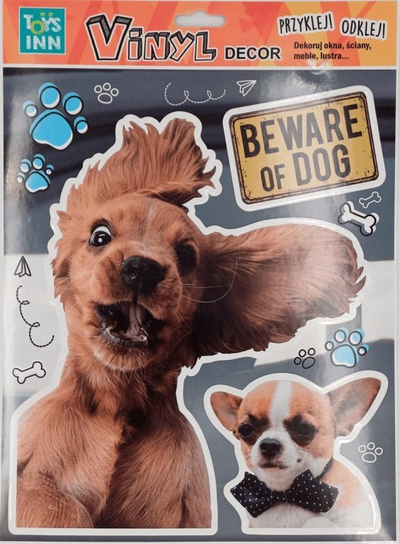 Ngjitëse muri Stnux Animals Dog, vinil dekorativ, të zhvendosshme, shumëngjyrëshe