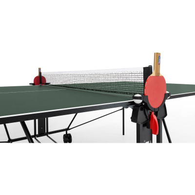 Tavolinë pingpongu Sponeta Hobbyline për brenda, paloset, me rrota, e gjelbër