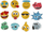 Set kreativ DALPRINT KSZK-021, mozaik vetëngjitës me sekuina, emoji dhe dino, shumëngjyrësh