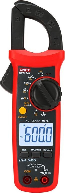 Matës me pincë Uni-T UT202A+, 600 V, 200 A