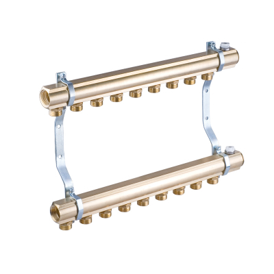 Manifold ngrohjeje PHA-102, 2 qarqe, PN10 CuZn, bronz