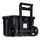 Sistem modular veglash Keter Stack N Roll 250927, me rrota, dorezë teleskopike, i zi