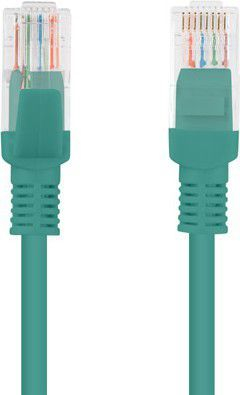 Kabllo Lanberg Parchord, RJ-45, Cat.5e, 20m, e gjelbër