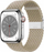 Rryp ore Apple Crong Wave Band Braided, 38 40 41mm, stone beige