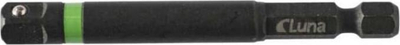 Adapter çelësi Luna 1/4" në 3/8", metalik