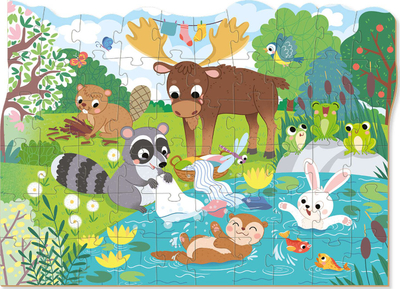 Puzzle Dodo Seasons Sunny Days, 60 copa, 32 x 23 cm, shumëngjyrësh