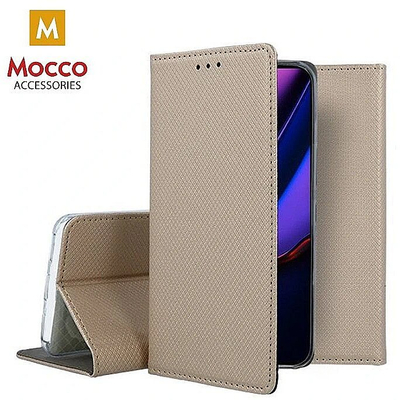 Kapak telefoni Mocco Smart Magnet Book për iPhone 11 Pro Max, tip libër, gold