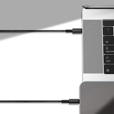 Kabllo BASEUS Tungsten Gold, USB-C - Lightning, M/M, Fast Charge, 20W, 1m, e zezë