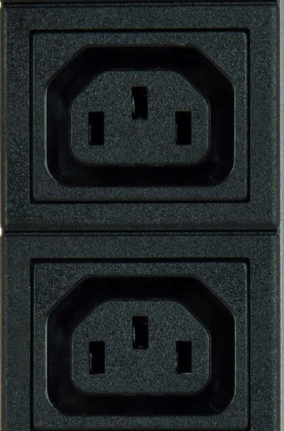 Kabllo vazhduese Gembird Power Strip PDU 10xC13 1U 16A C19, 2m, Rack, e zezë