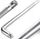 Çelës L FORCEKRAFT 250mm, lidhje 3/8", çelik krom vanadium