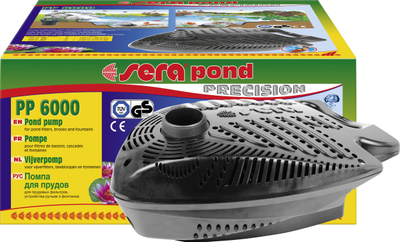 Pompe uji për pellgje Sera Pond Pump PP 6000, 6000 l/orë, 65 W, e zezë