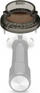 Aksesor dozimi kafeje Sage the Dosing Funnel, për portafilter 54 mm, i argjendtë
