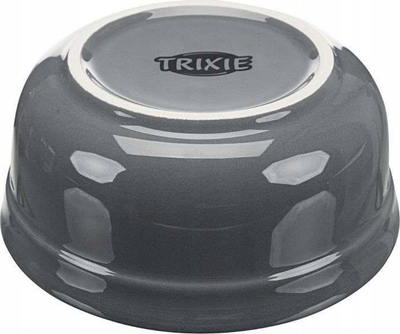 Pjatë qeramike për qen Trixie Heavy, 1.6L, antirrëshqitëse, gri