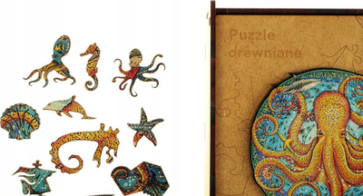 Puzzle druri Panta Plast Oktapod A4, shumëngjyrësh