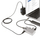 Hub USB C StarTech me 4 porta, 3x USB A 10Gbps, 4K 60Hz DP Alt Mode, gri