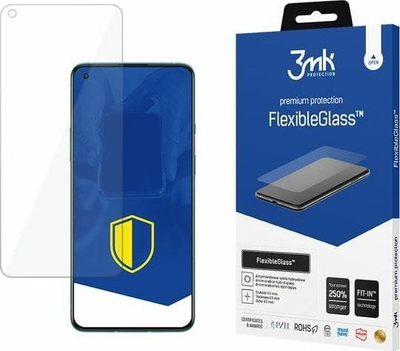 Mbrojtës ekrani 3MK FlexibleGlass për OnePlus 8T 5G, xham hibrid, 7H, transparent