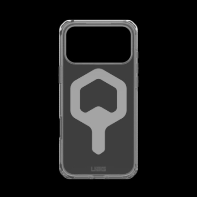 Kukull telefoni Urban Armor Gear Plyo, 6.9", MagSafe, transparente me t'onë argjendtë