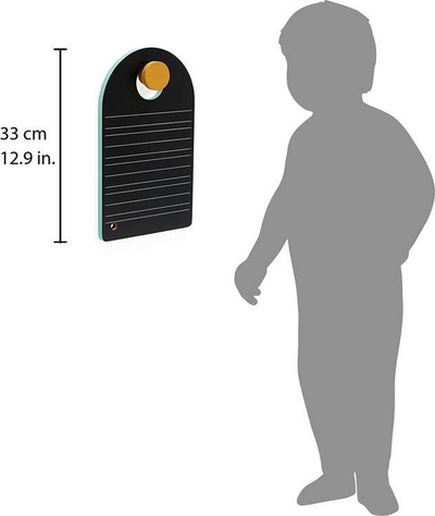 Tabla portative për shkrim Janod, dyanshe, me aksesorë, e zezë