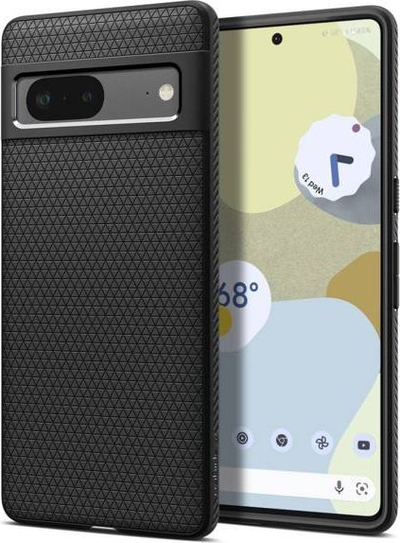 Kapak telefoni Spigen Liquid Air për Google Pixel 7, TPU, i zi