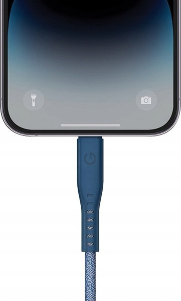 Kabllo karikimi Energea Flow, USB C në Lightning, 1.5m, 60W, blu