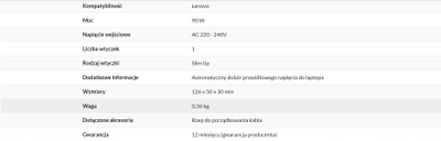 Adapter karikimi për laptop Lenovo 135W Slim Tip, me kabllo rryme, i zi