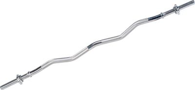 Shirit curl për pesha, 120cm, 28mm, çelik argjendi