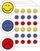 Ngjitëse motivuese LearnHow Moods, set 144 copë, me emocione
