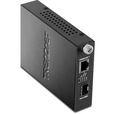 Konvertues media TRENDnet TFC-1000MGA, 1x RJ-45, 1x SFP, i zi