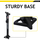 Pompë dyshemeje Dunlop Floor Pump, 12 bar, për biçikletë, e zezë