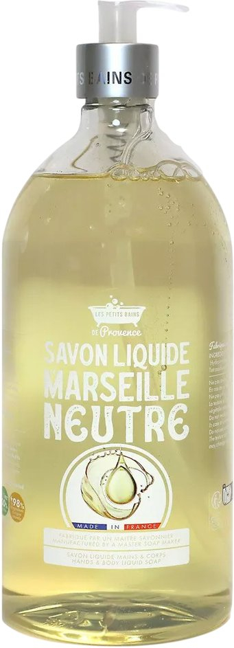 Xhel dushi Les Petites Bains de Provence Neutral, për lëkurë të ndjeshme, 1000 ml