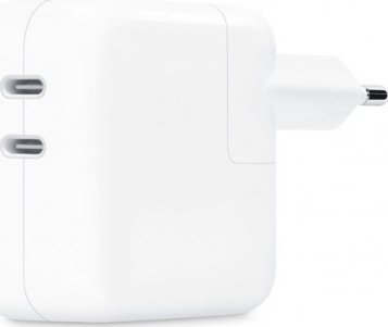 Karikues muri Vega Economy, 35W, 2xUSB C PD me kabllo Type C, i bardhë